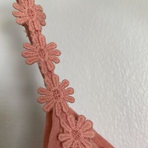 Dusty Pink Flower Tank Top (Boho)